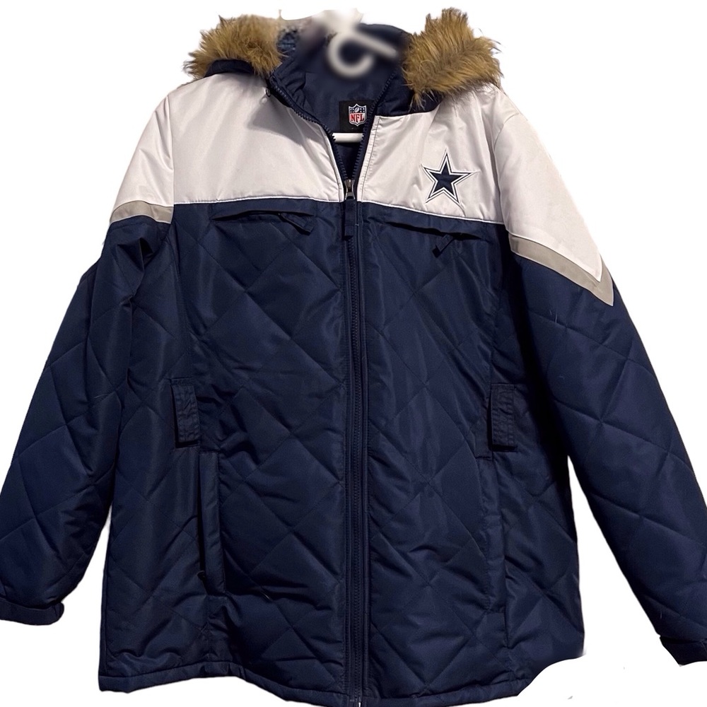 WOMENS NFL DALLAS COWBOYS PARKA (Rare) - Picture 1 of 4